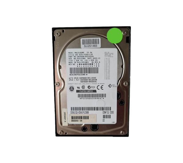 390-0043 Sun 18.2GB 10000RPM Ultra-160 SCSI LVD Hot-Pluggable 80-Pin 3.5-inch Hard Drive