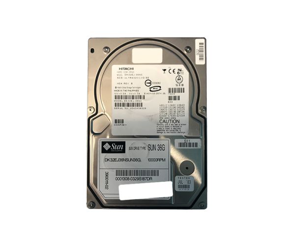390-0111 Sun 36.4GB 10000RPM Ultra-320 SCSI LVD Hot-Pluggable 80-Pin 3.5-inch Hard Drive