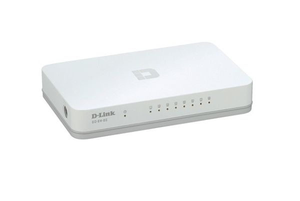 DES-108/E D-Link 8-Port 10/100/1000Base-T Unmanaged Fast Ethernet Switch