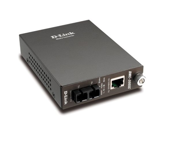DMC-300SC D-Link 100Mbps 10/100/1000Base-T Multi-Mode Fiber Media Converter