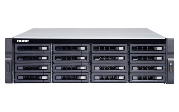 TS-1677XU-RP QNAP 16-Bay Rackmount NAS/iSCSI IP-SAN 3.5-inch SATA 6Gb/s, 3Gb/s bays with Redundant Power Supply